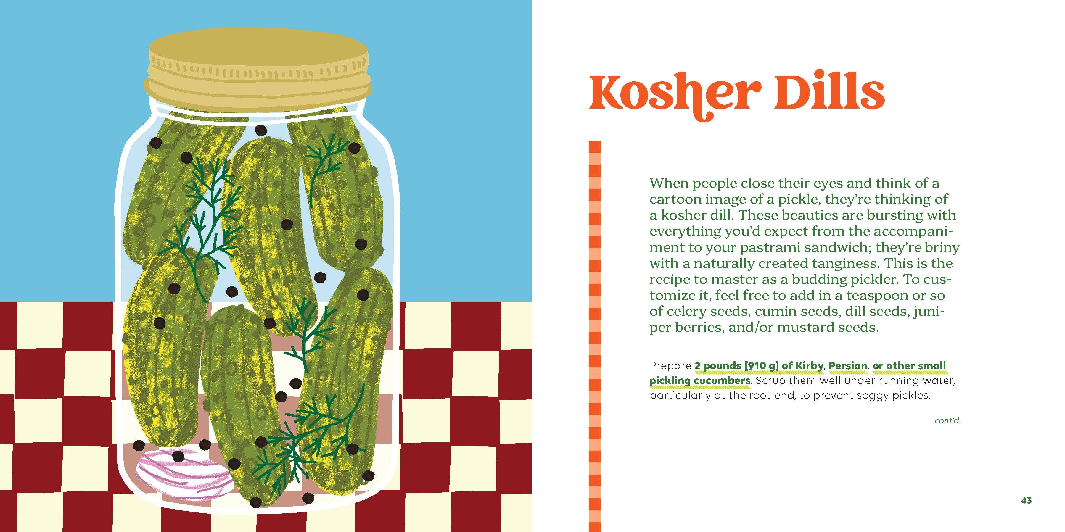 Pickles, Illustrated: A Cookbook of 36 Recipes and Briny Miscellany