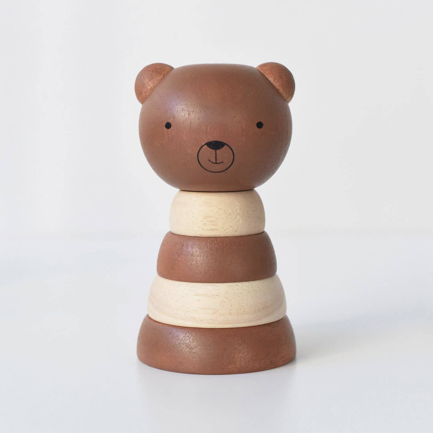 Wooden Ring Stacker | Bear