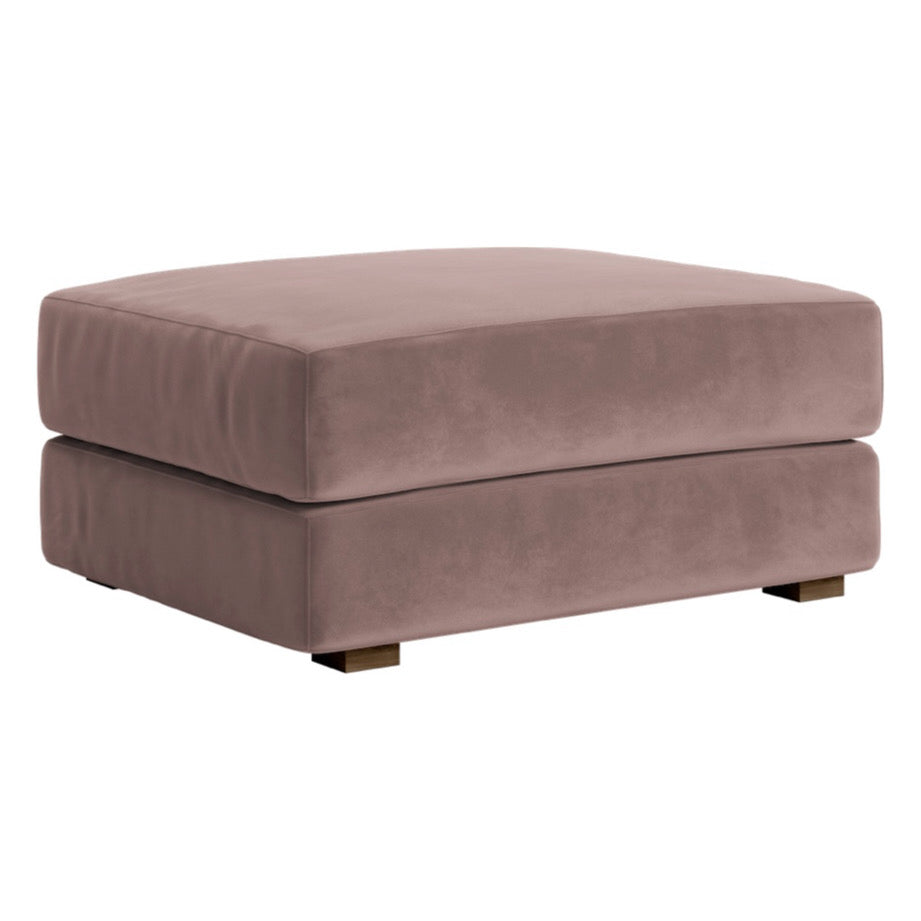 The Elevate Ottoman | Recycled Velvet