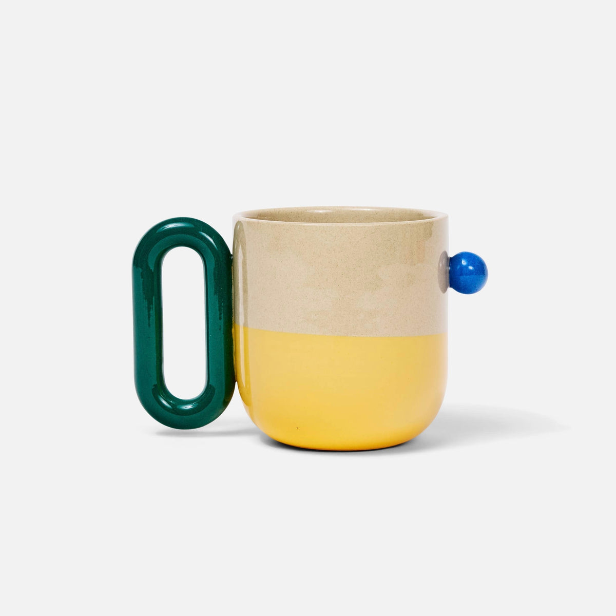 Color Block Mug | Yellow