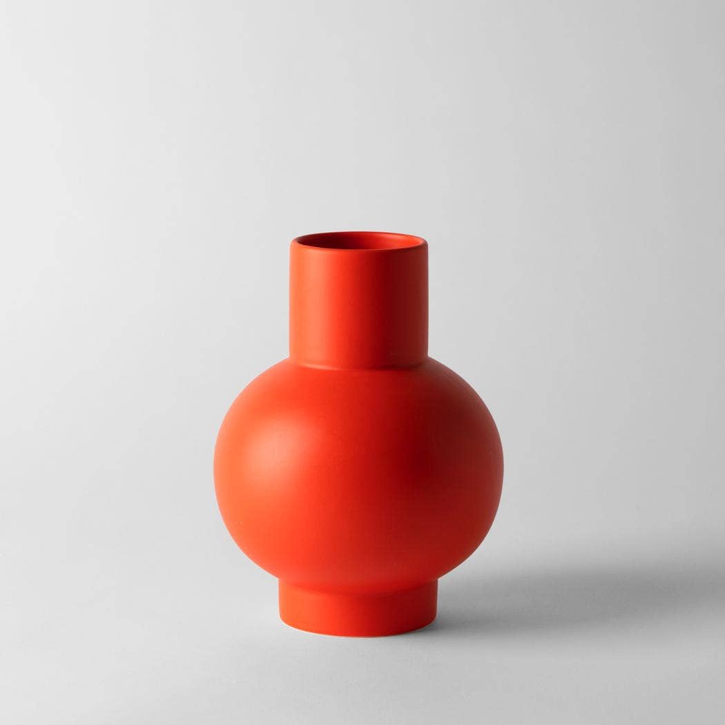Strøm Large Vase: Strong Coral