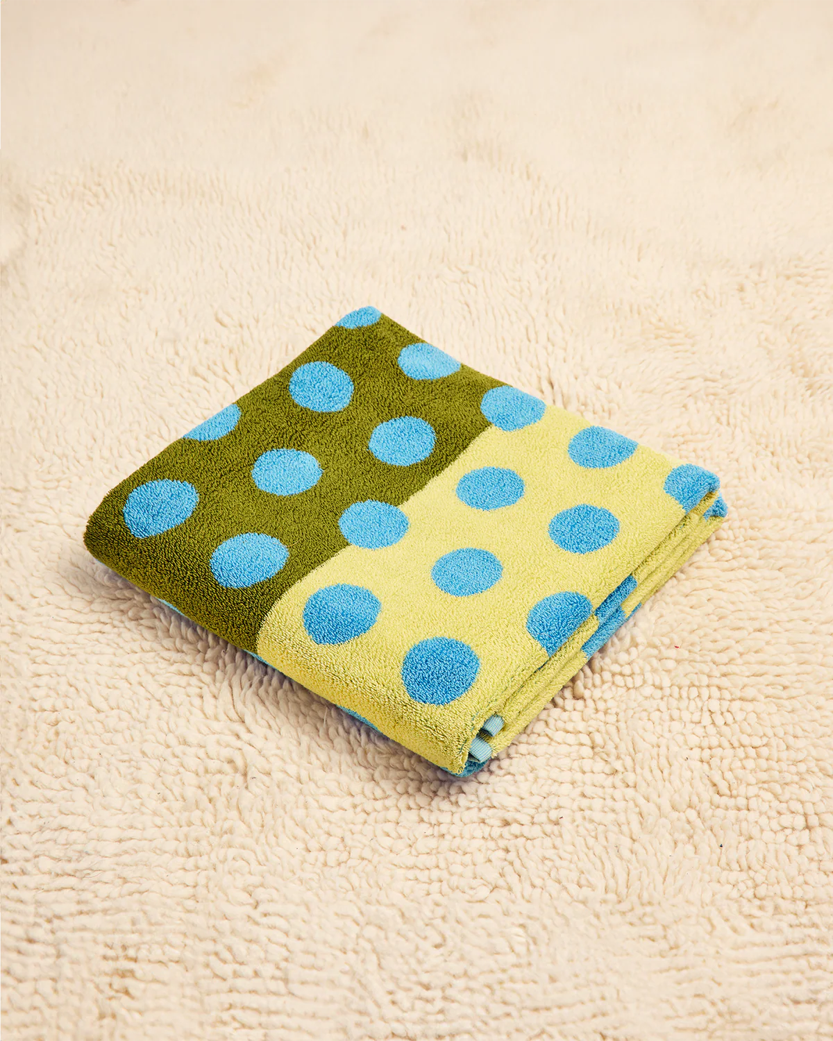 Dot Bath Towel | Blue