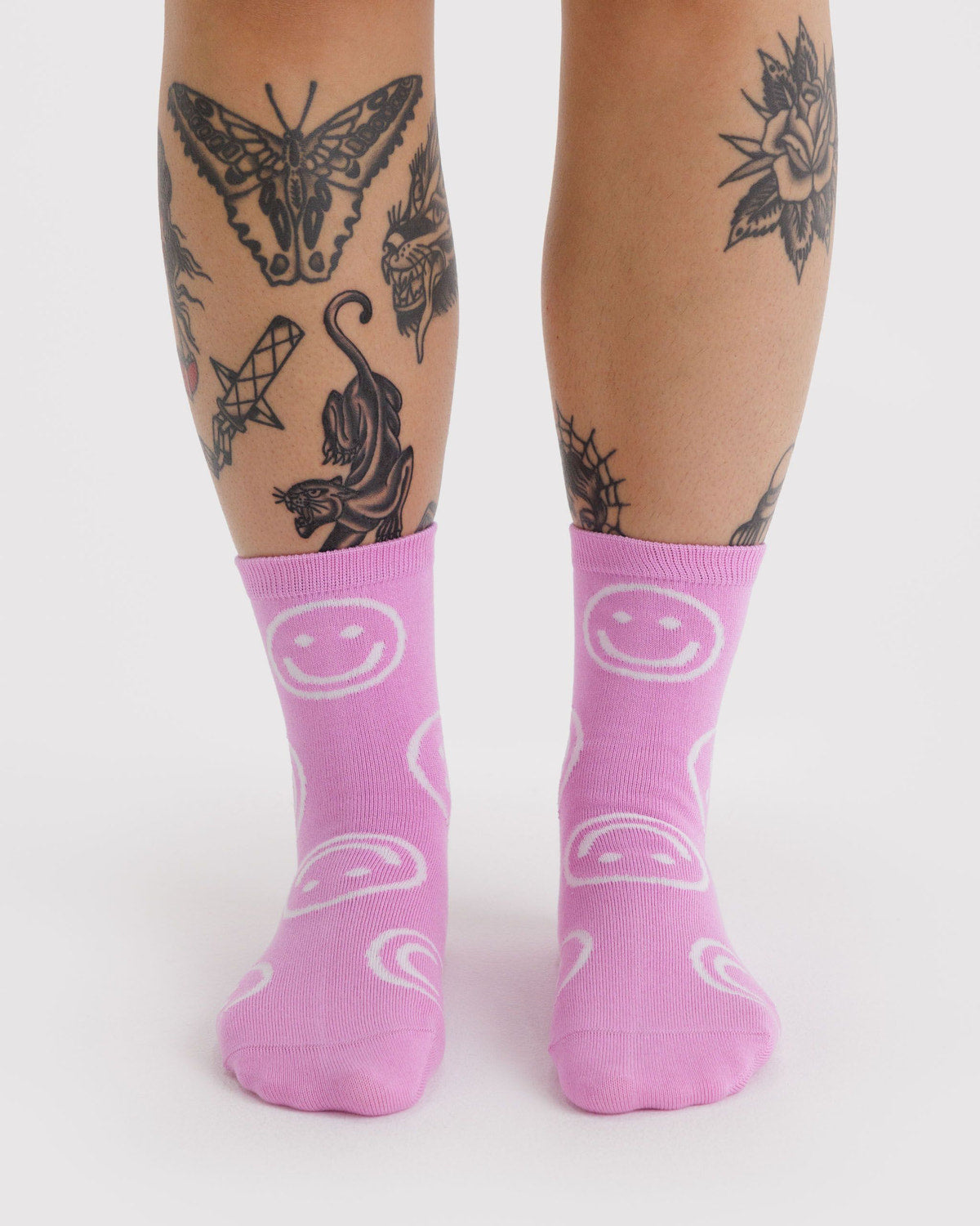 Crew Sock | Pink Happy