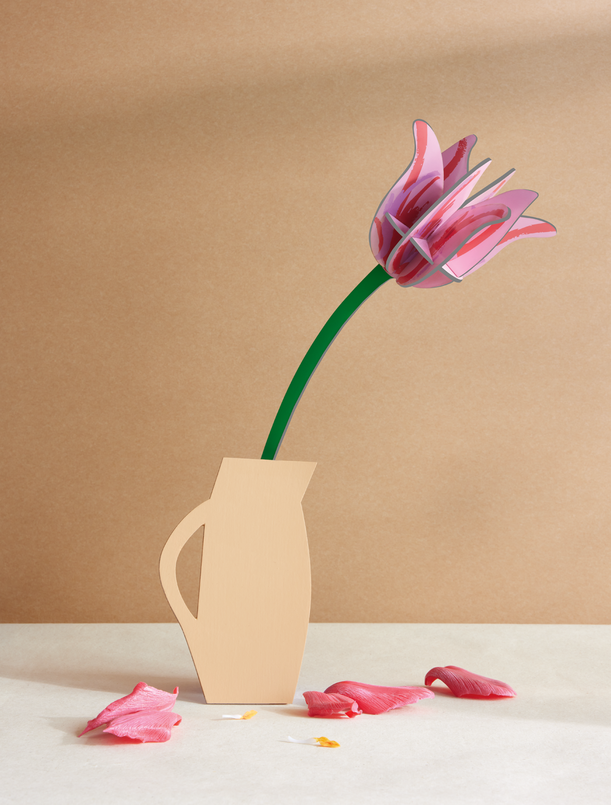 3D Flower | Pink Tulip