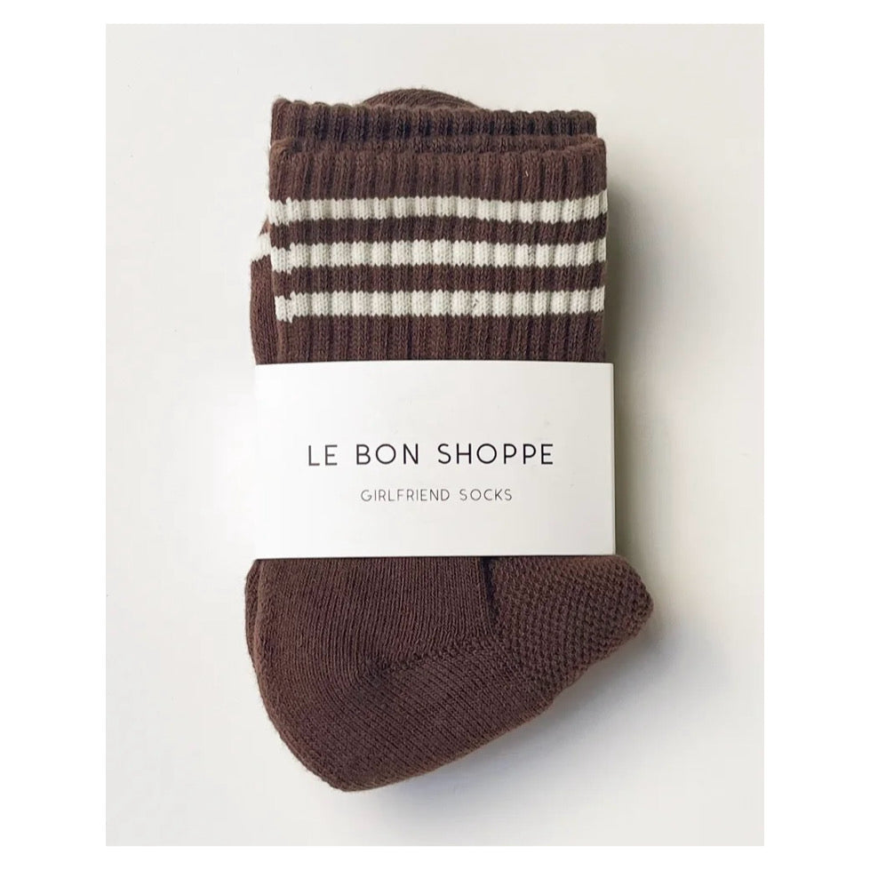 Girlfriend Socks | Mahogany