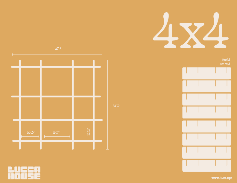 4x4 Shelf