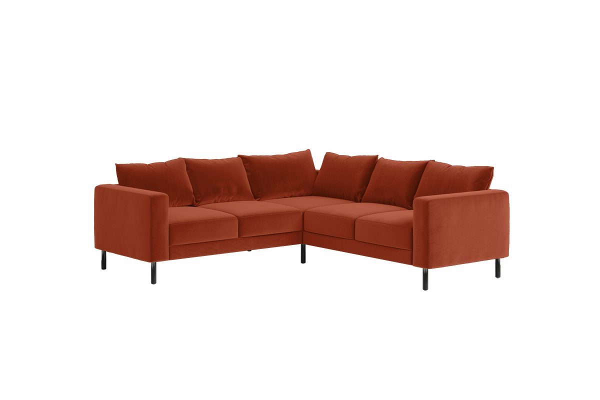 The Essential Corner Sectional | 5 Seat | Recycled Velvet