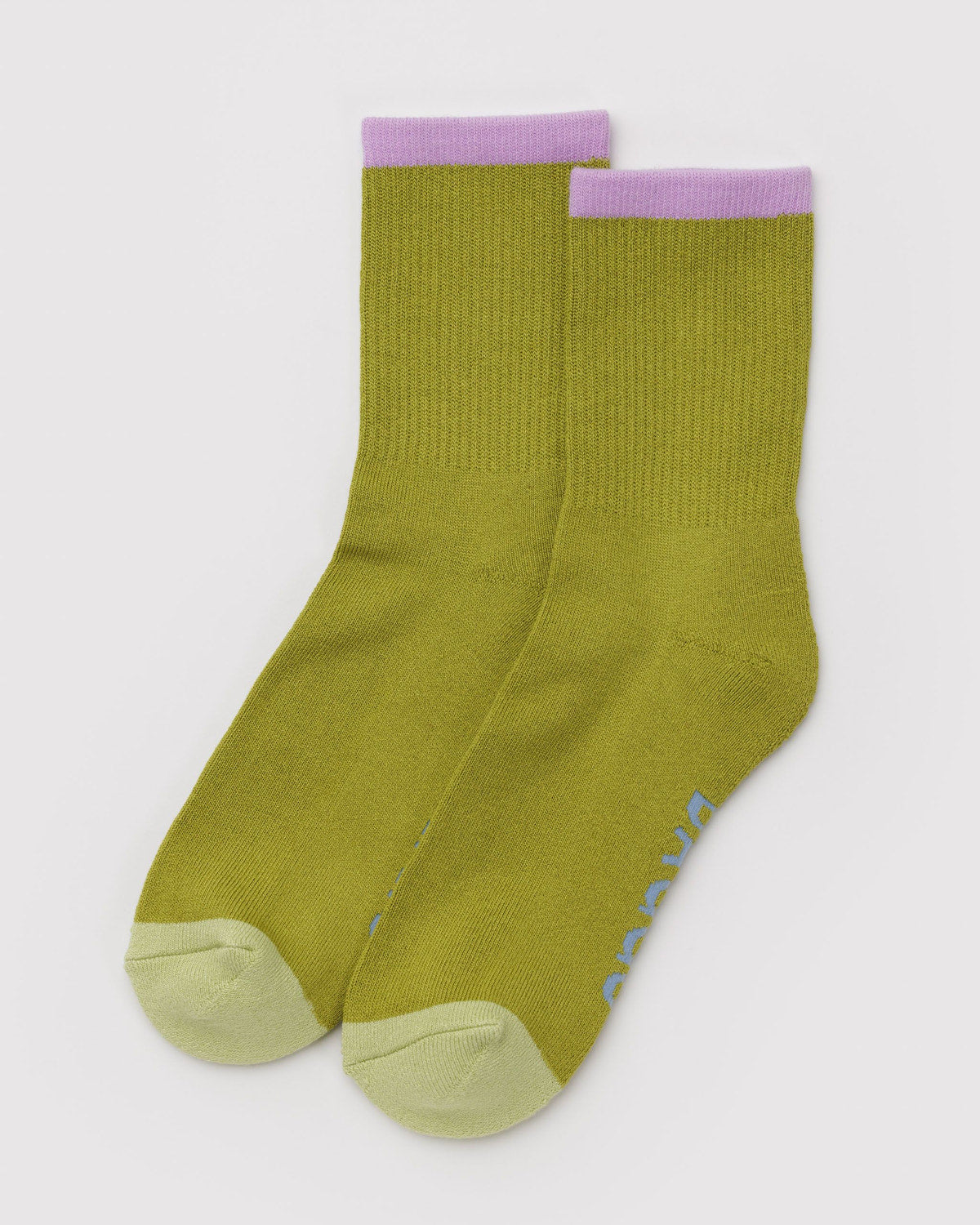 Ribbed Sock | Olive Mix