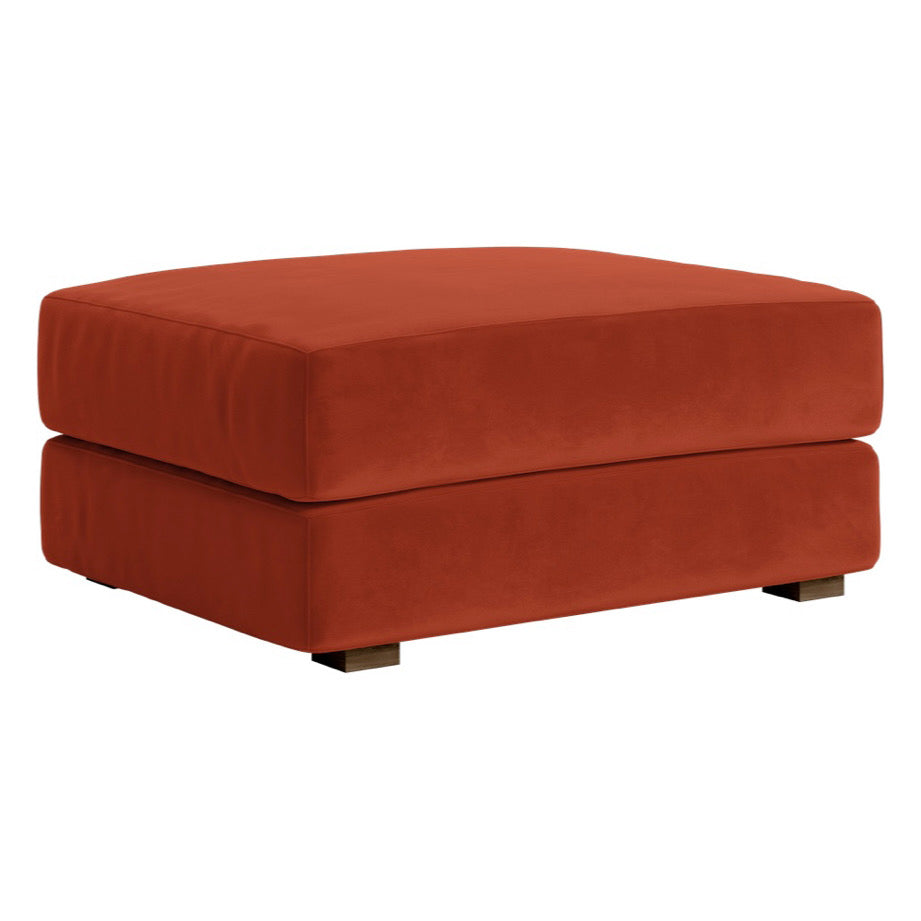 The Elevate Ottoman | Recycled Velvet