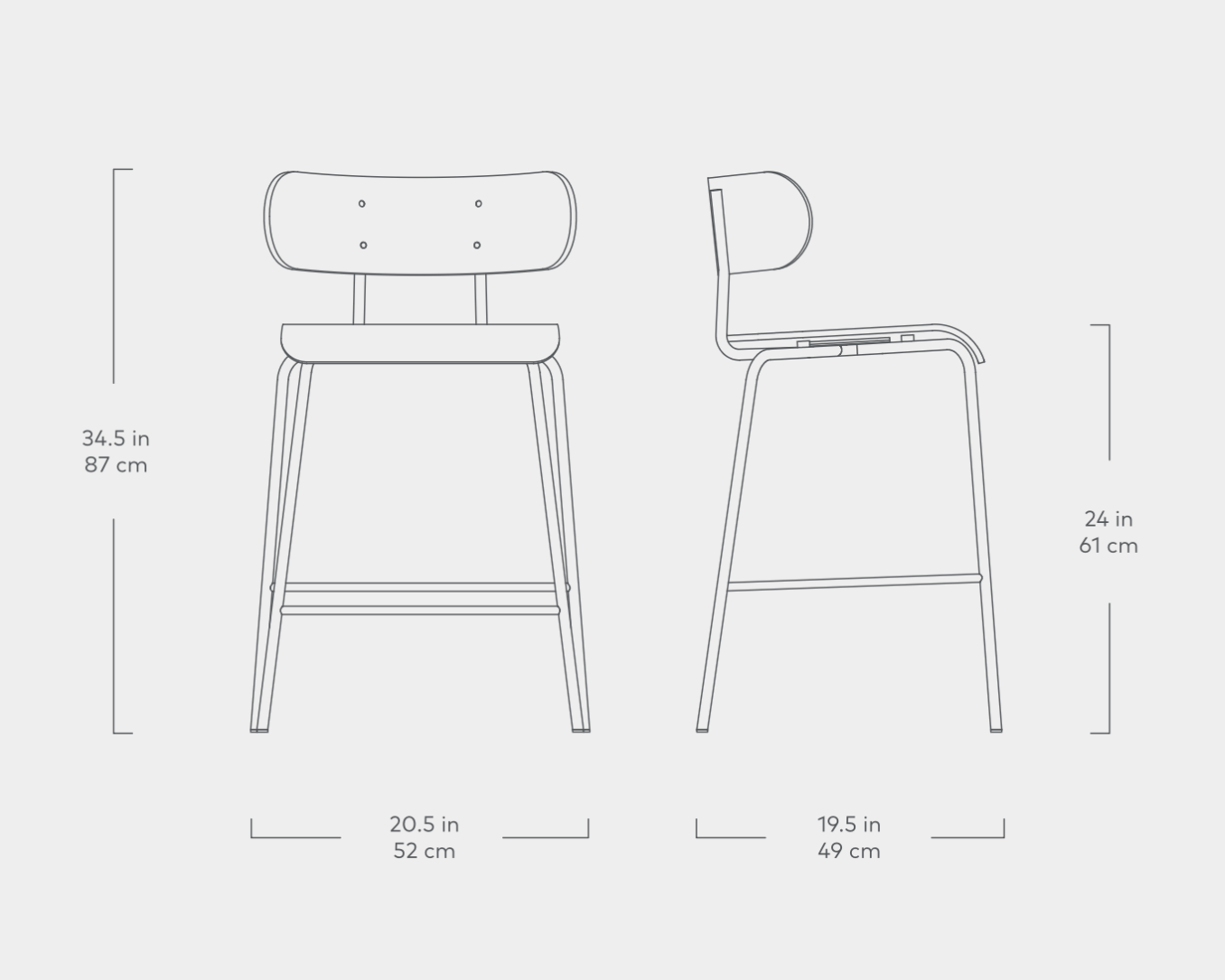 Bantam Counter Stool