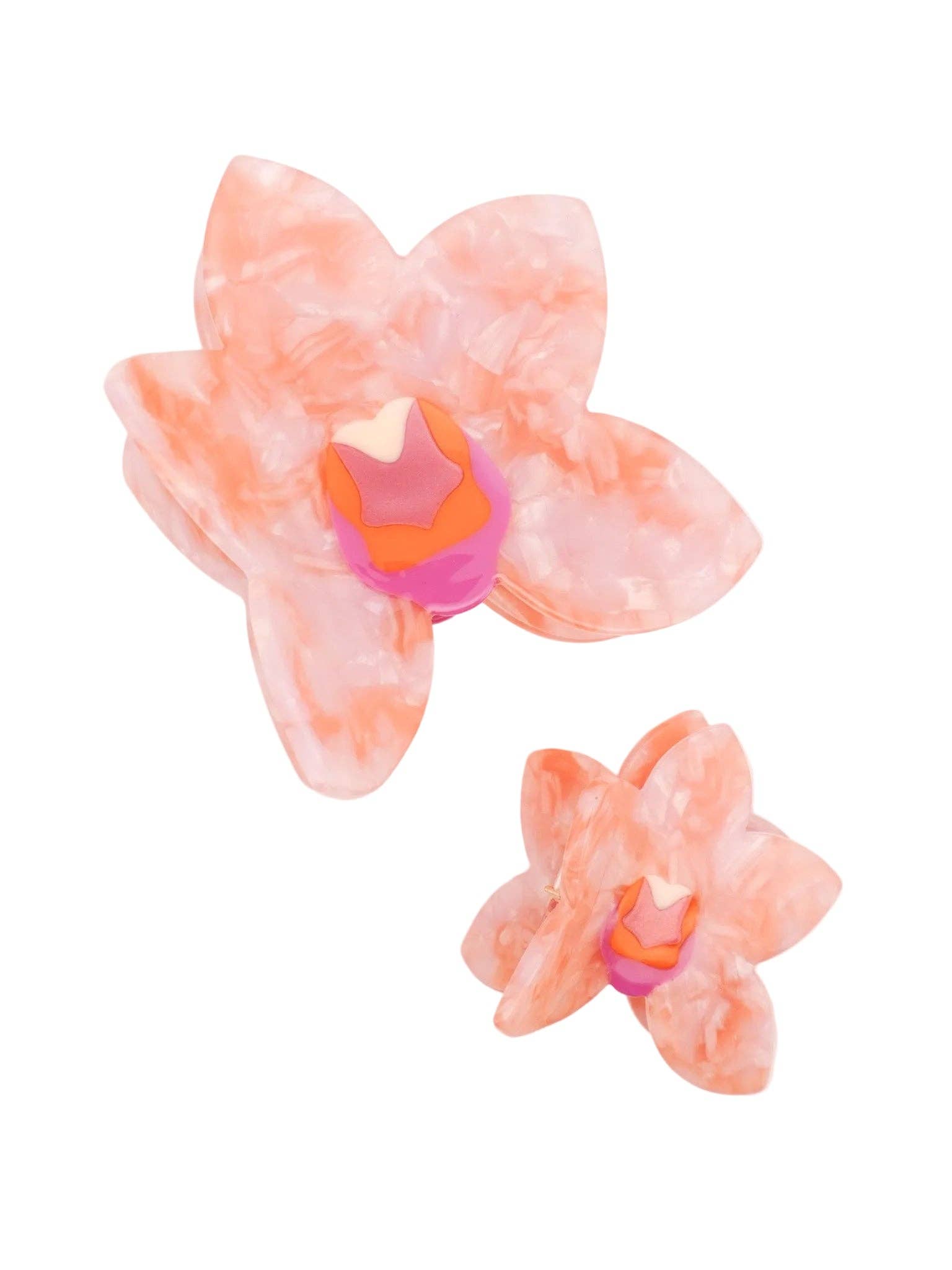 Orchid Hair-Claw in Pink | Big