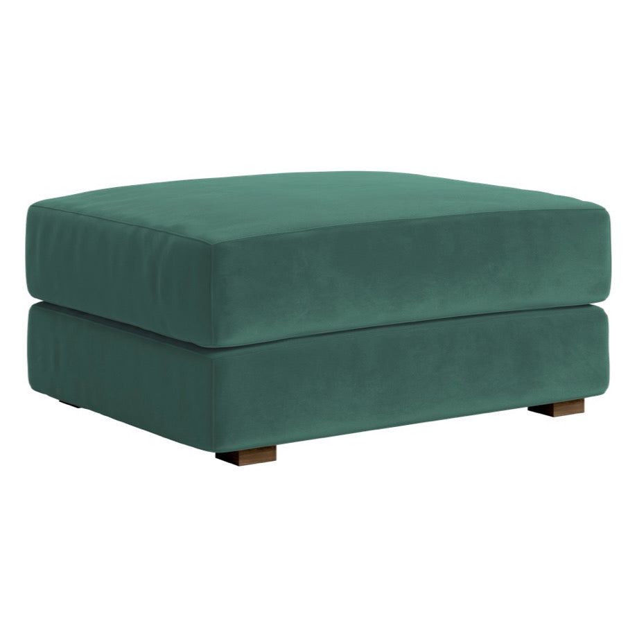 The Elevate Ottoman | Recycled Velvet