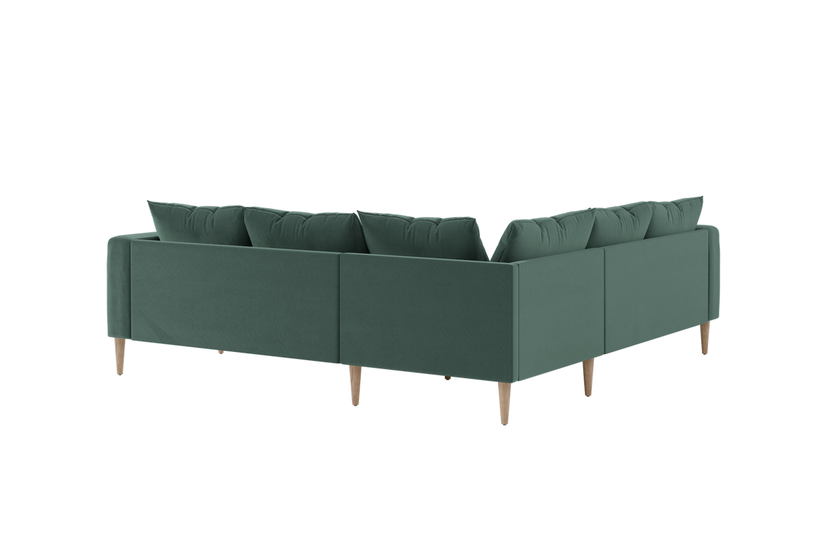 The Essential Corner Sectional | 5 Seat | Recycled Velvet