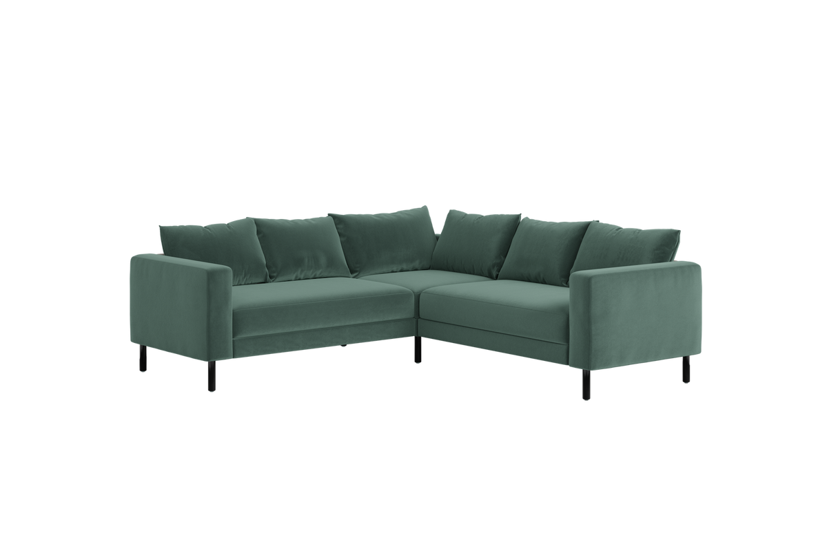 The Essential Corner Sectional | 5 Seat | Recycled Velvet