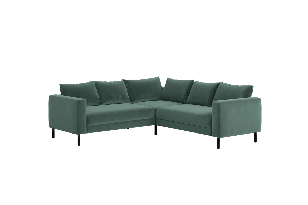 The Essential Corner Sectional | 5 Seat | Recycled Velvet
