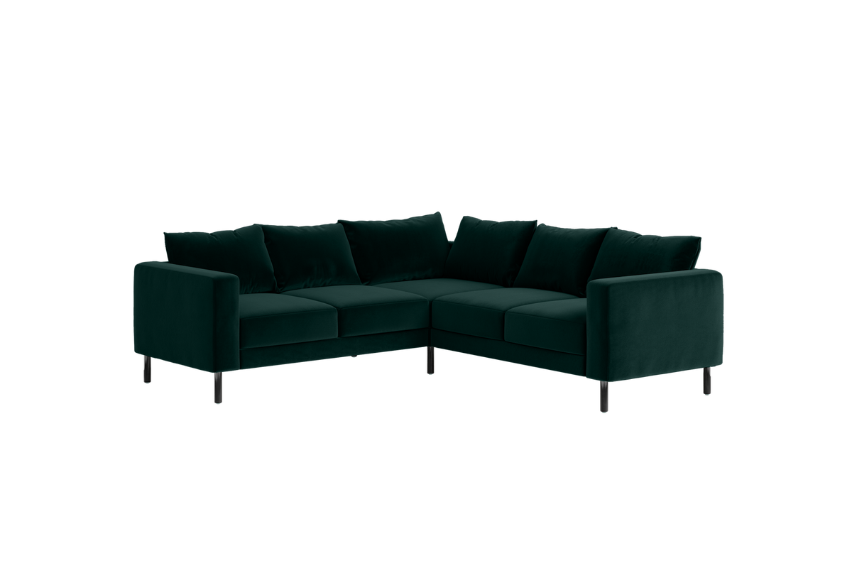 The Essential Corner Sectional | 5 Seat | Recycled Velvet