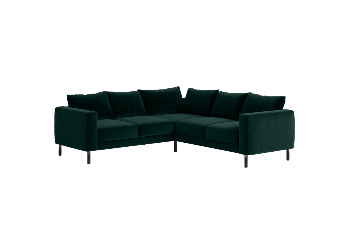 The Essential Corner Sectional | 5 Seat | Recycled Velvet