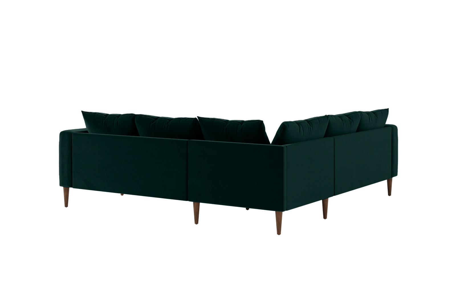 The Essential Corner Sectional | 5 Seat | Recycled Velvet