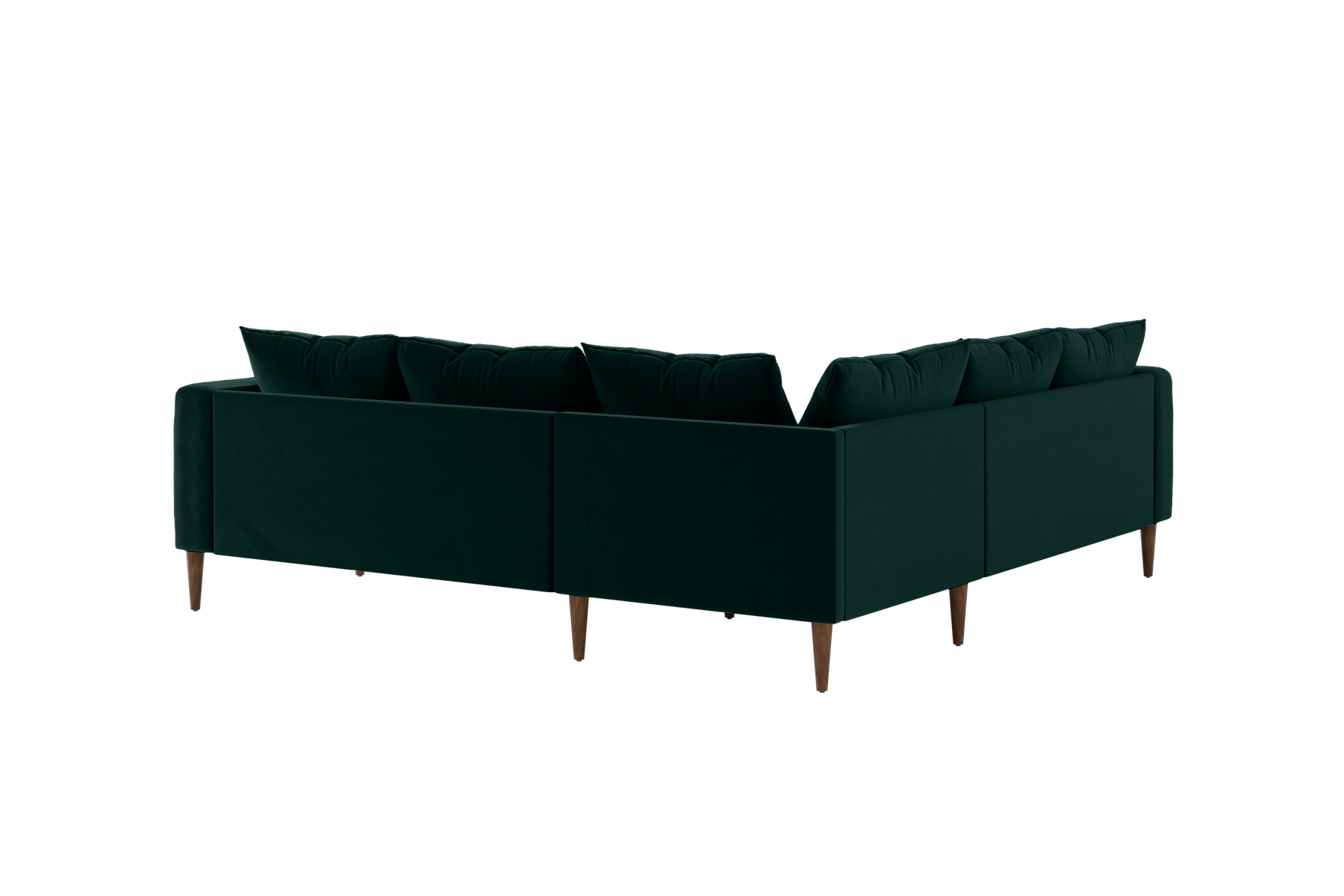 The Essential Corner Sectional | 5 Seat | Recycled Velvet