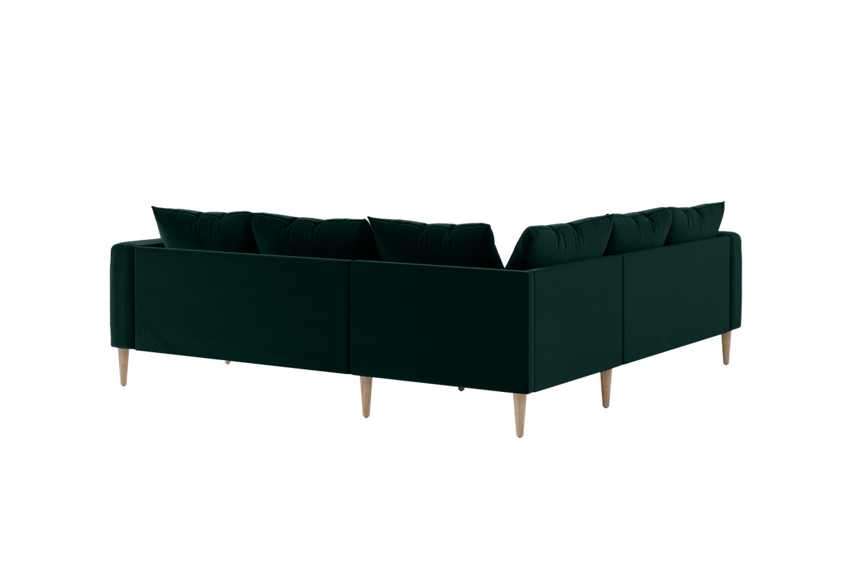 The Essential Corner Sectional | 5 Seat | Recycled Velvet