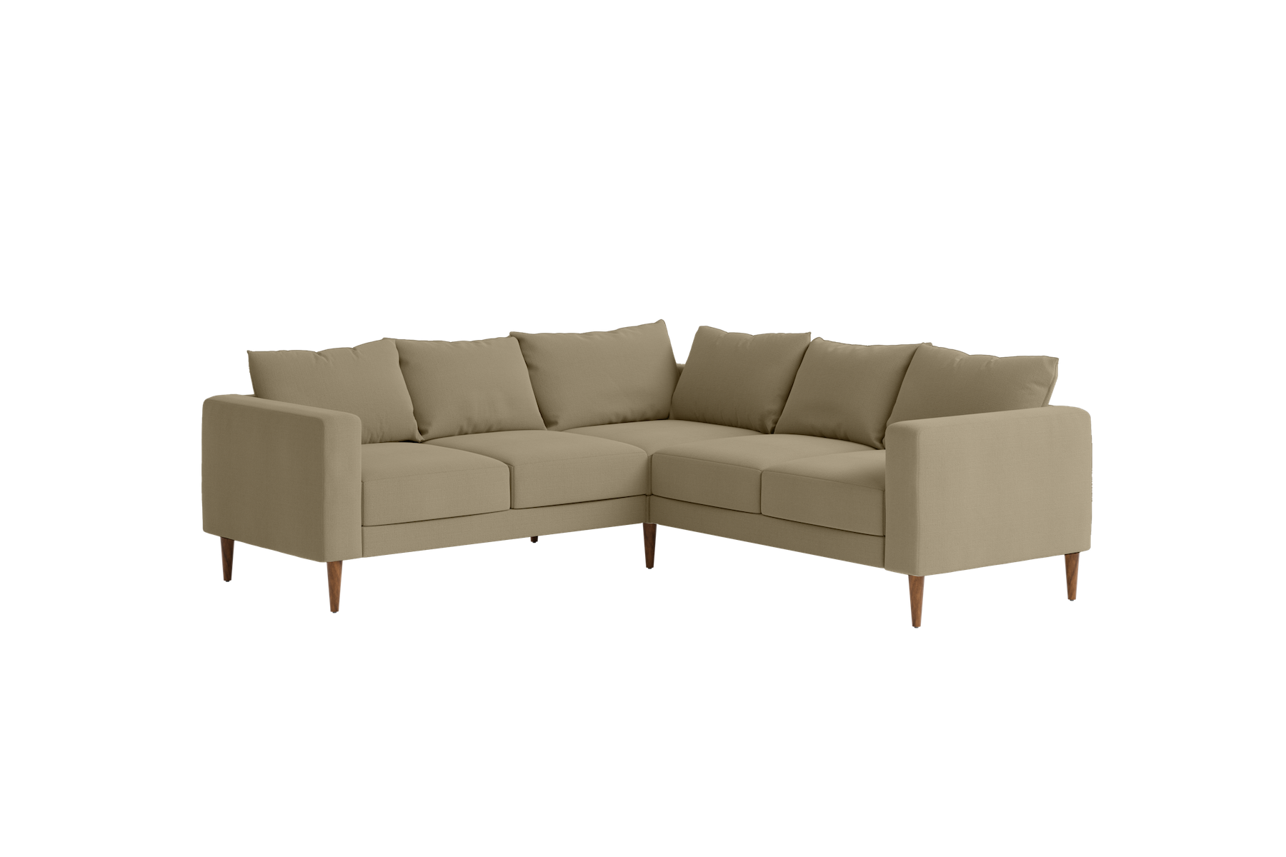 The Essential Corner Sectional | 5 Seat | Upcycled Poly