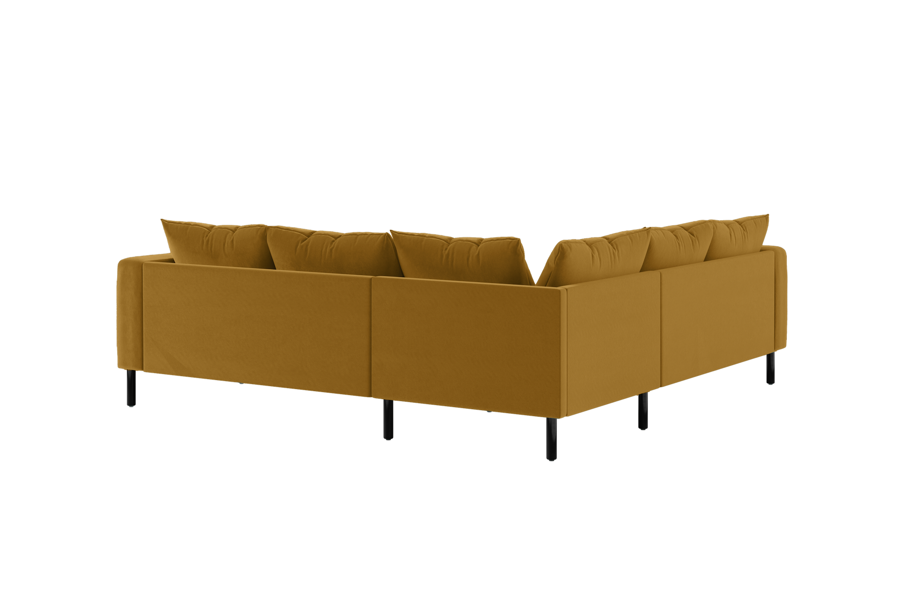 The Essential Corner Sectional | 5 Seat | Recycled Velvet