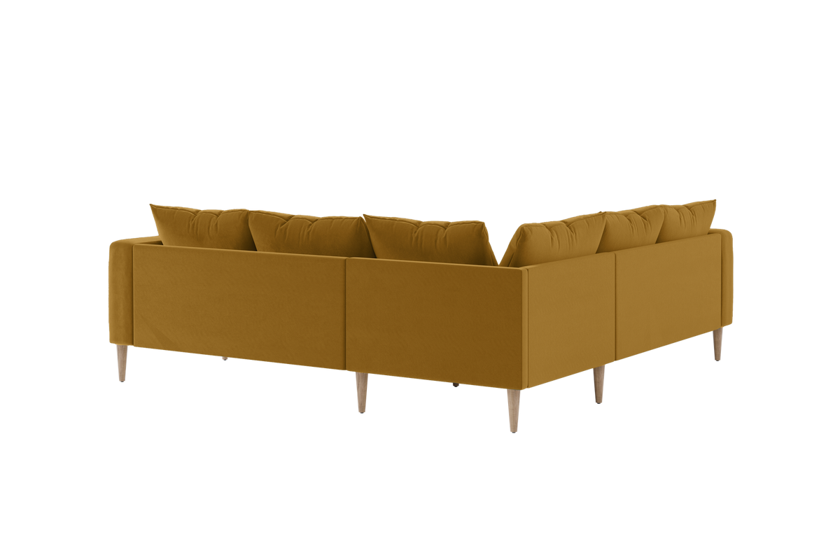 The Essential Corner Sectional | 5 Seat | Recycled Velvet