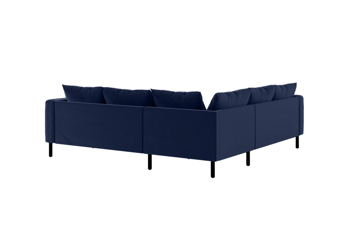The Essential Corner Sectional | 5 Seat | Recycled Velvet