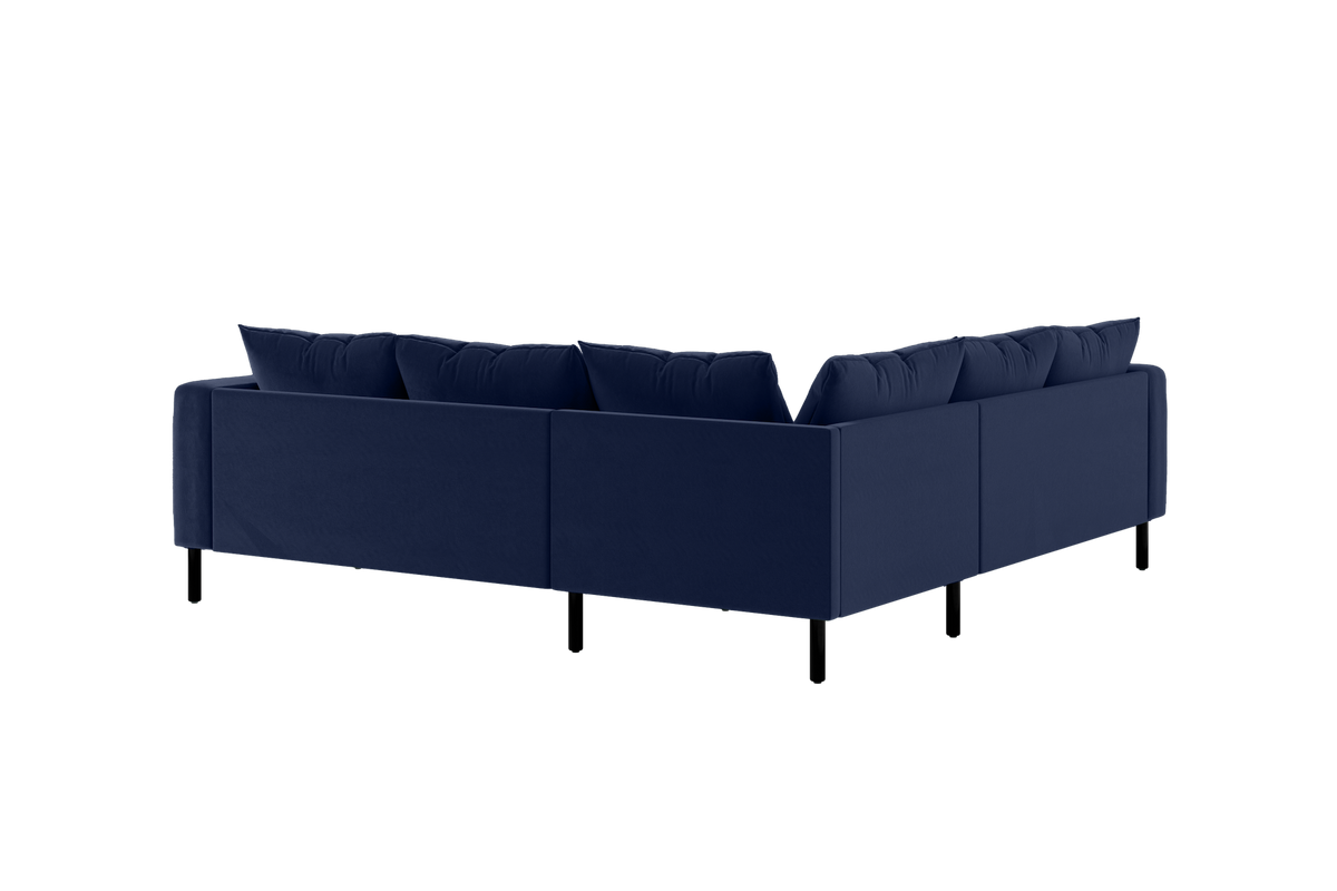 The Essential Corner Sectional | 5 Seat | Recycled Velvet
