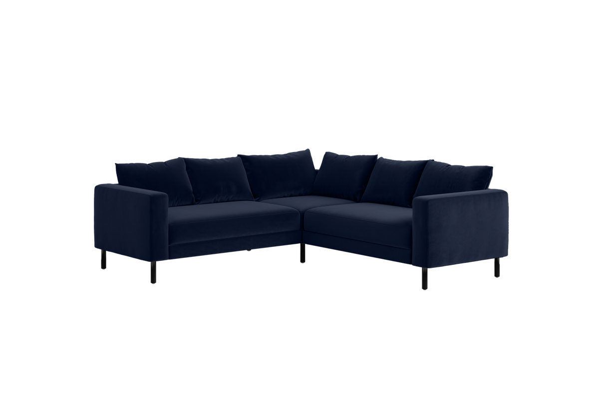 The Essential Corner Sectional | 5 Seat | Recycled Velvet