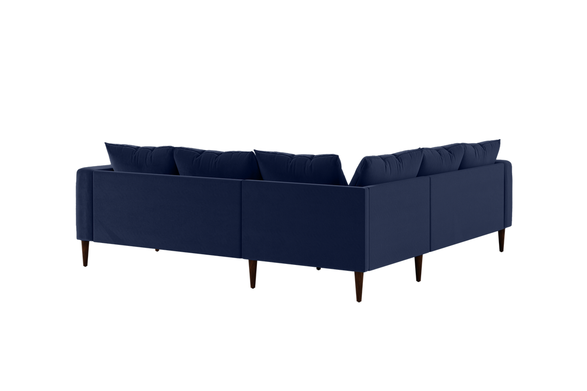 The Essential Corner Sectional | 5 Seat | Recycled Velvet