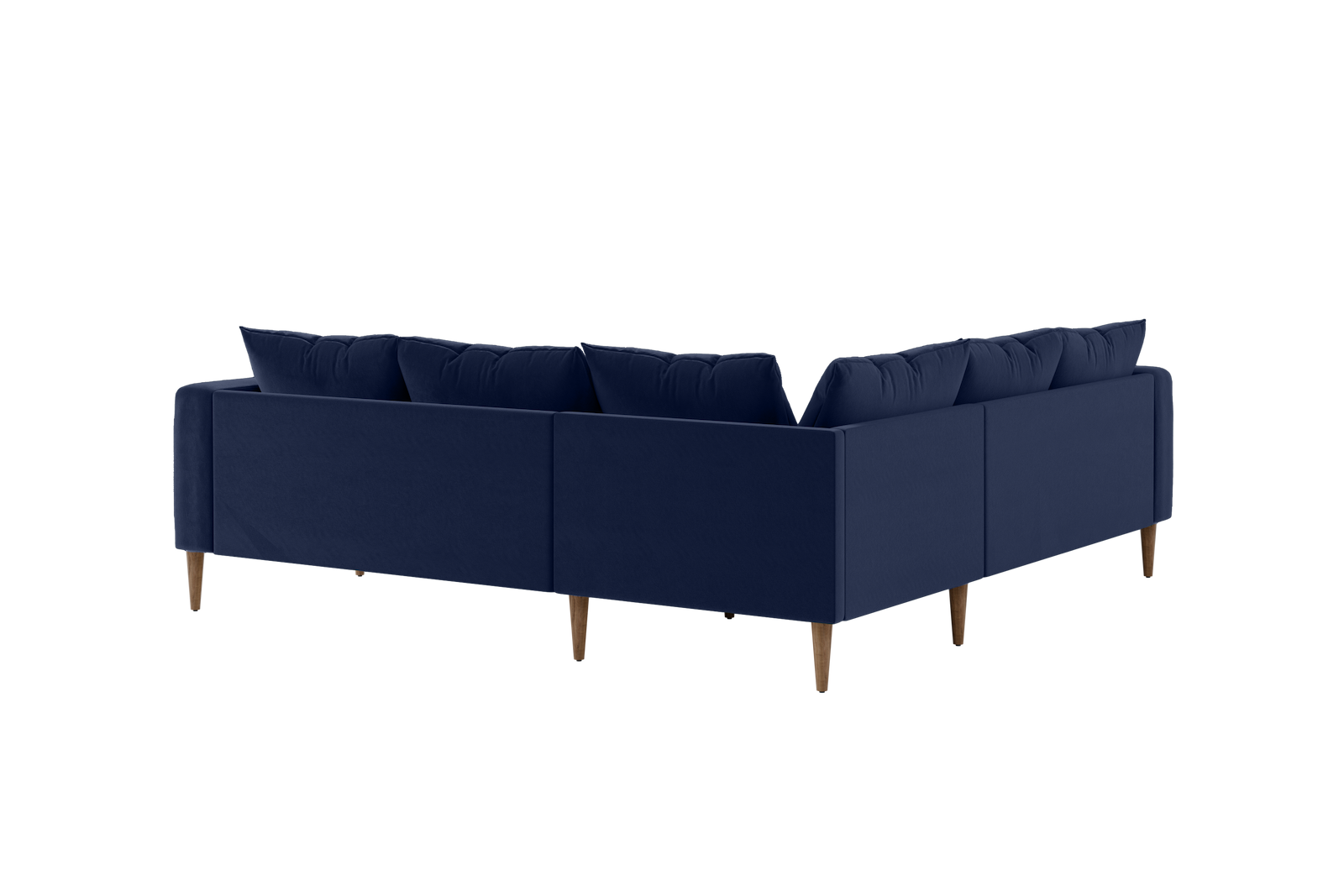 The Essential Corner Sectional | 5 Seat | Recycled Velvet