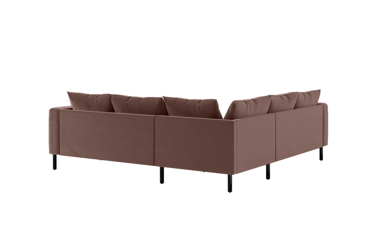 The Essential Corner Sectional | 5 Seat | Recycled Velvet