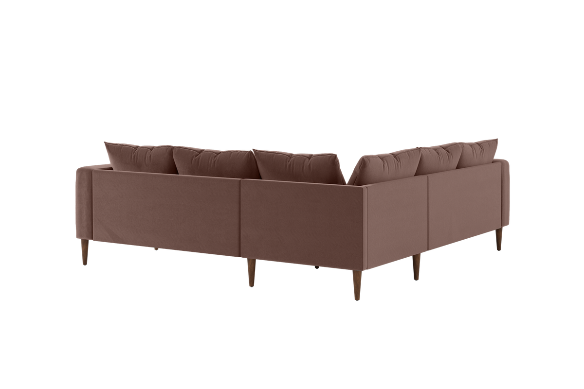 The Essential Corner Sectional | 5 Seat | Recycled Velvet