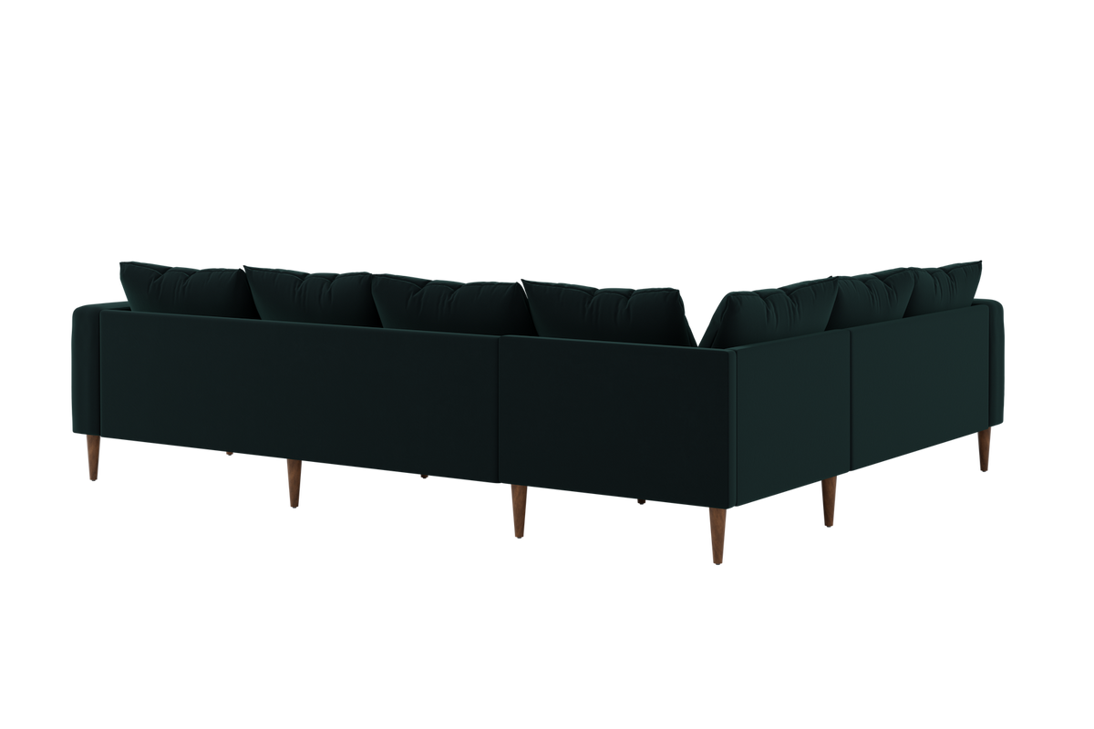 The Essential Corner Sectional | 6 Seat | Recycled Velvet