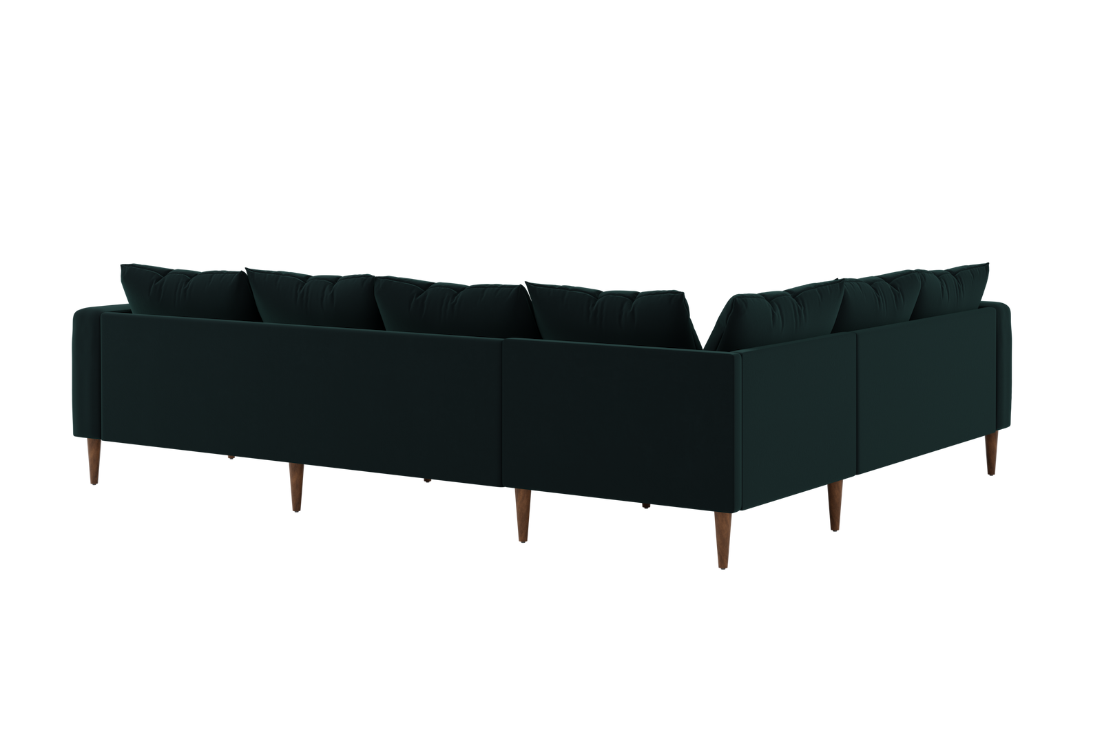 The Essential Corner Sectional | 6 Seat | Recycled Velvet