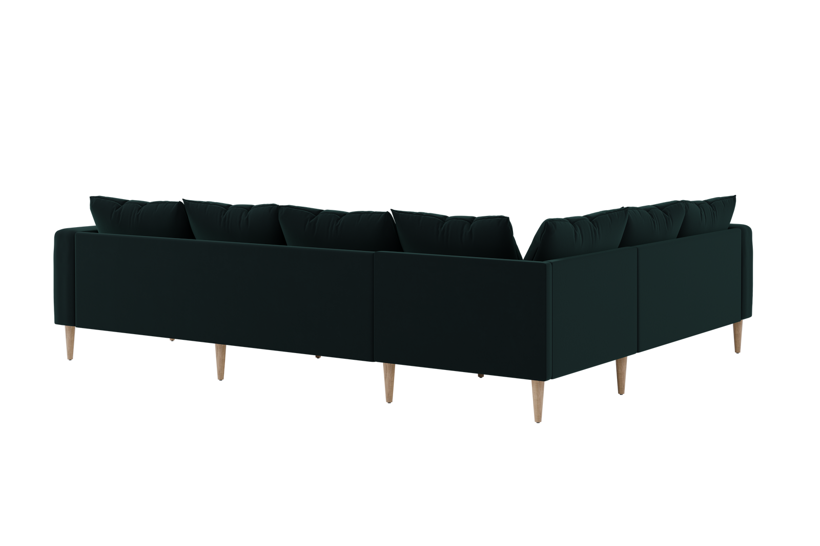 The Essential Corner Sectional | 6 Seat | Recycled Velvet