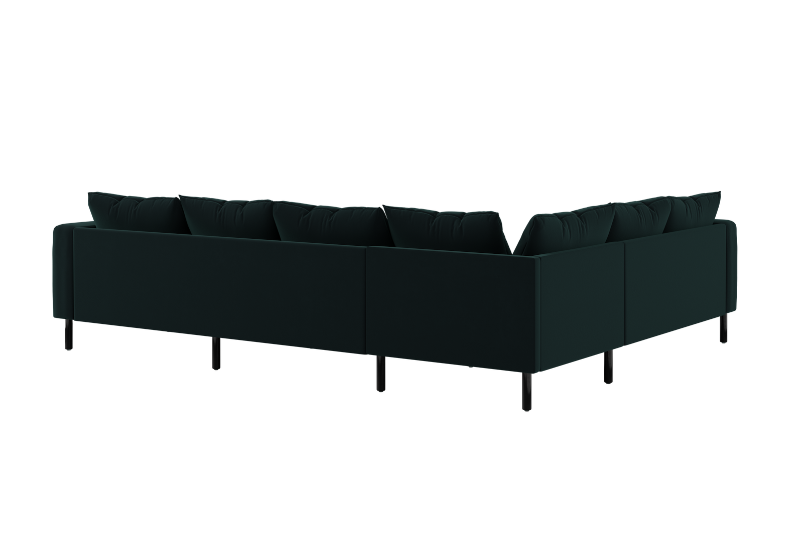 The Essential Corner Sectional | 6 Seat | Recycled Velvet