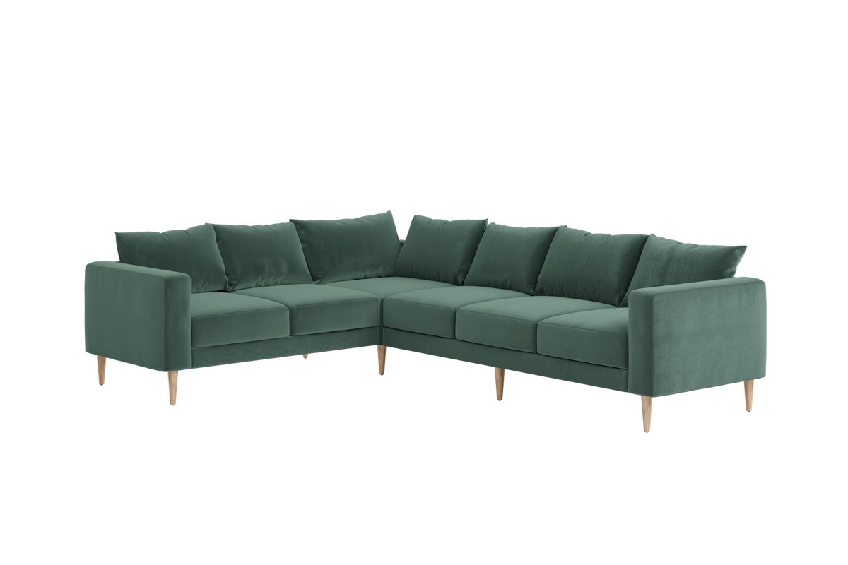 The Essential Corner Sectional | 6 Seat | Recycled Velvet
