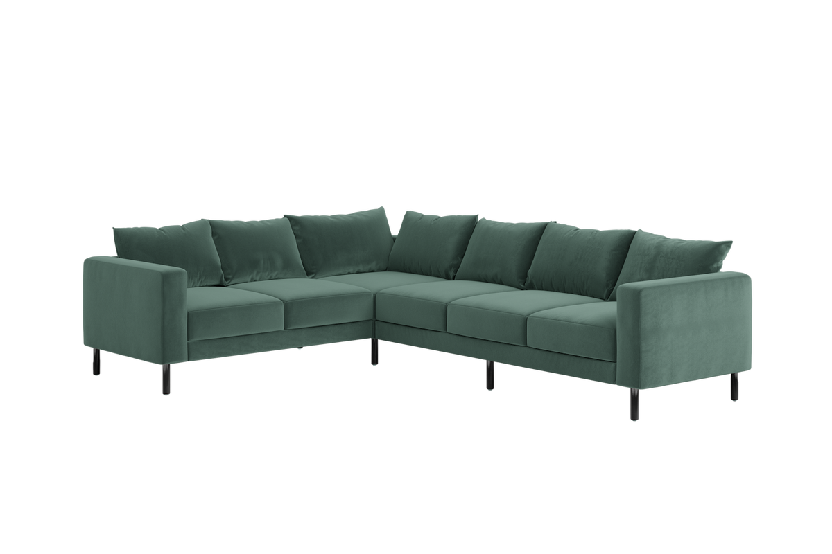 The Essential Corner Sectional | 6 Seat | Recycled Velvet