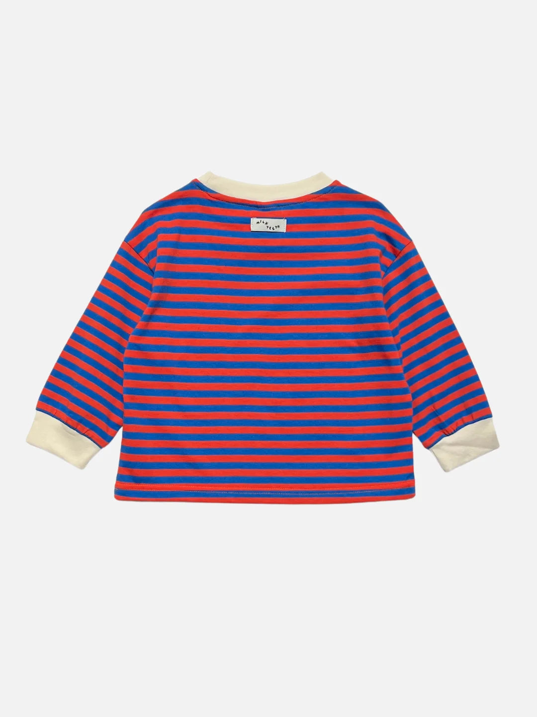 Kid's Stripe Longsleeve | Blue + Red