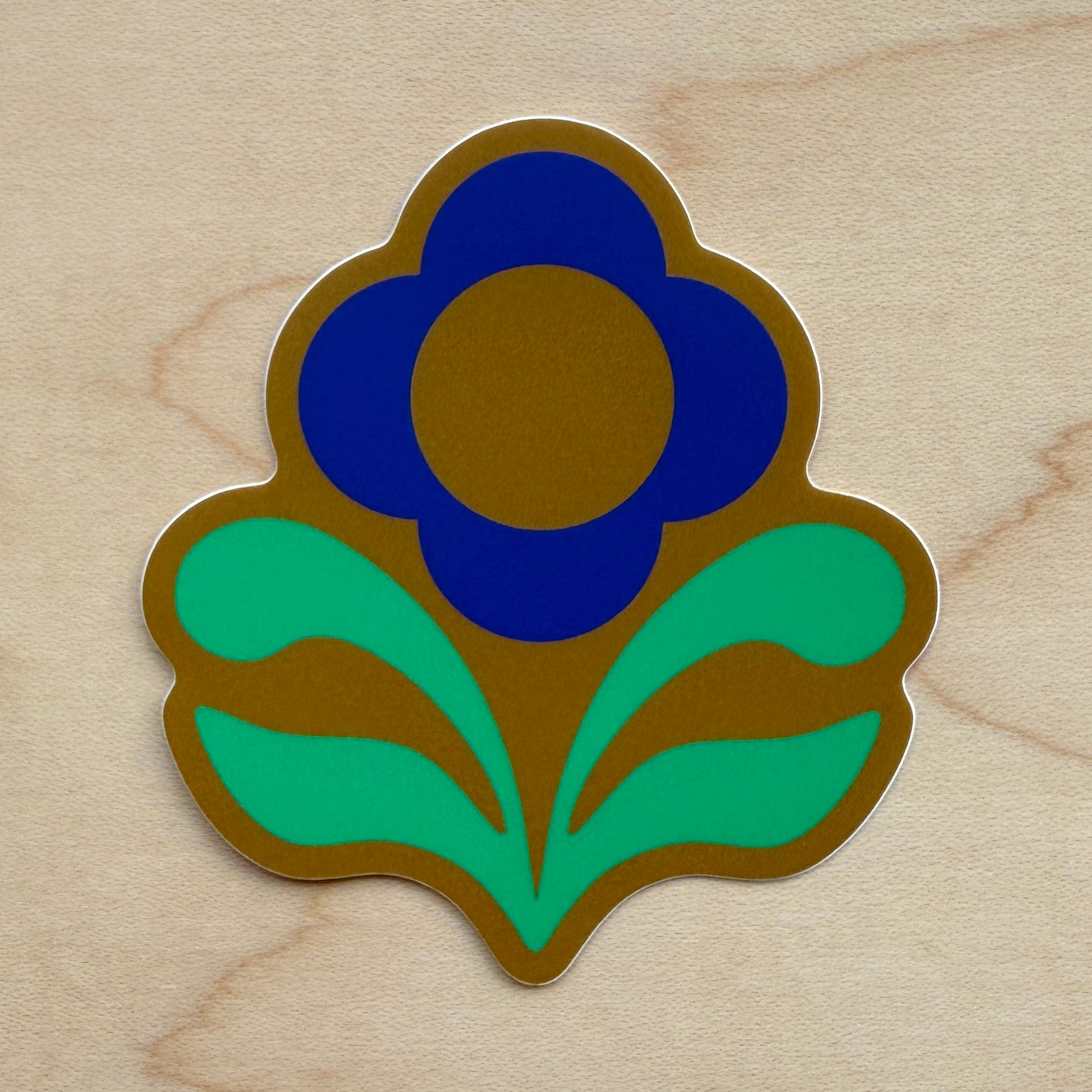 Soundwoven Flower Sticker | Cobalt