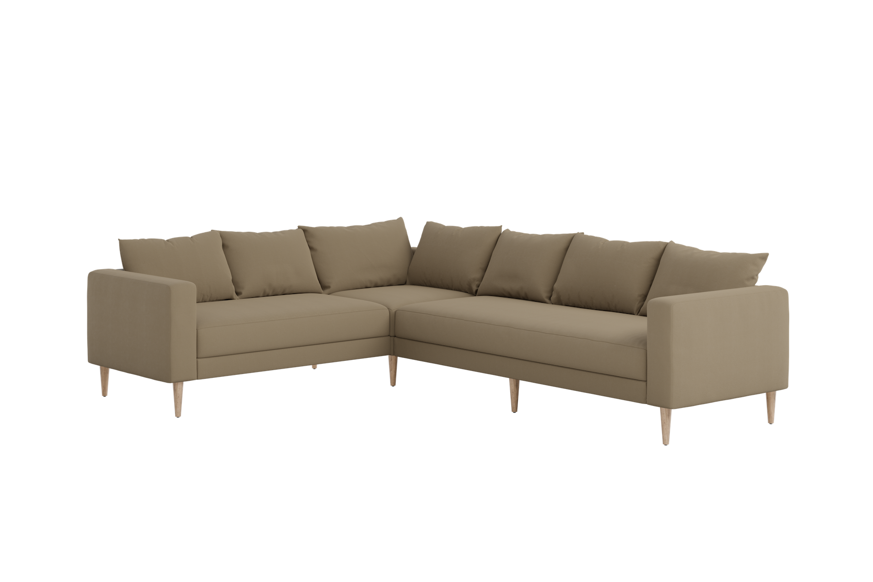The Essential Corner Sectional | 6 Seat | Upcycled Poly