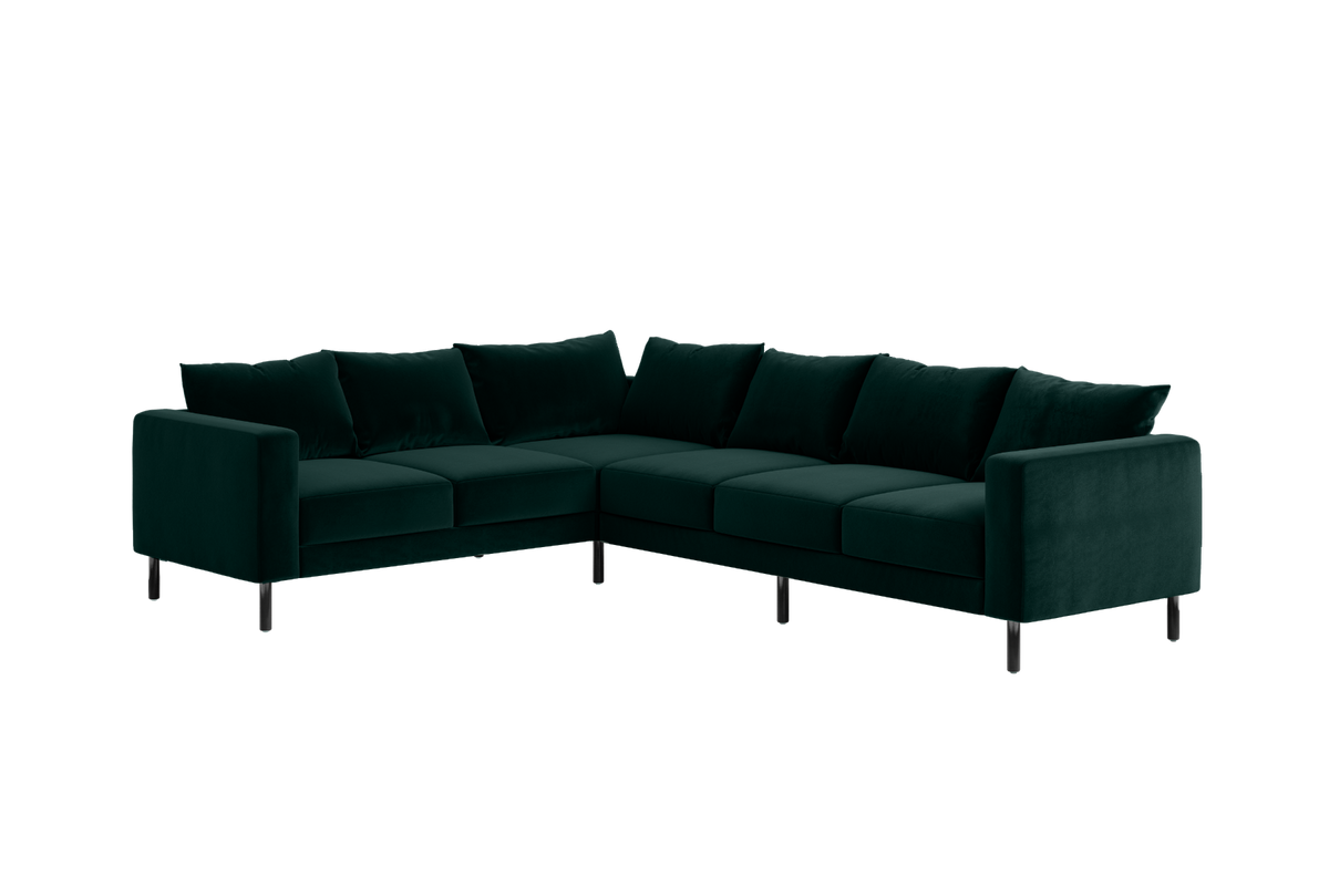 The Essential Corner Sectional | 6 Seat | Recycled Velvet