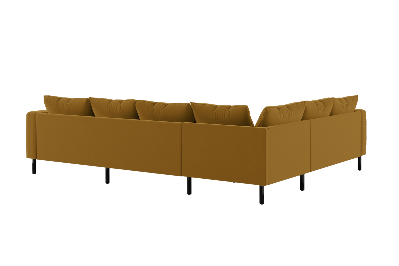 The Essential Corner Sectional | 6 Seat | Recycled Velvet