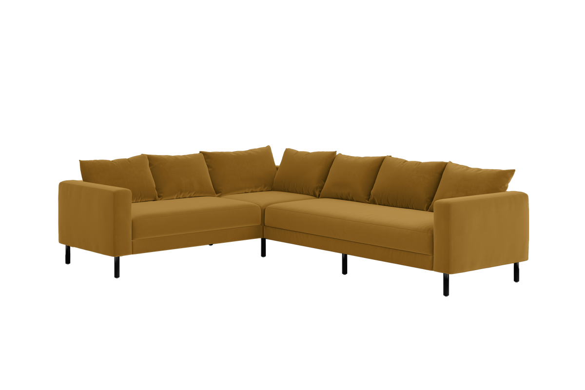 The Essential Corner Sectional | 6 Seat | Recycled Velvet