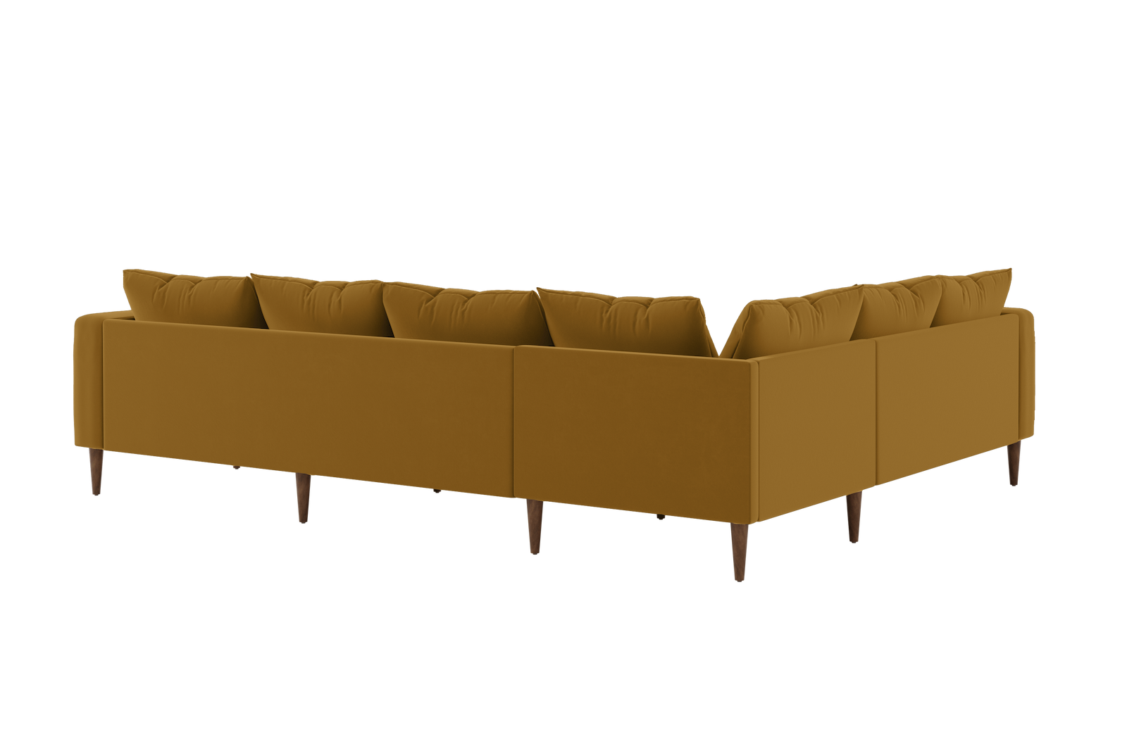 The Essential Corner Sectional | 6 Seat | Recycled Velvet