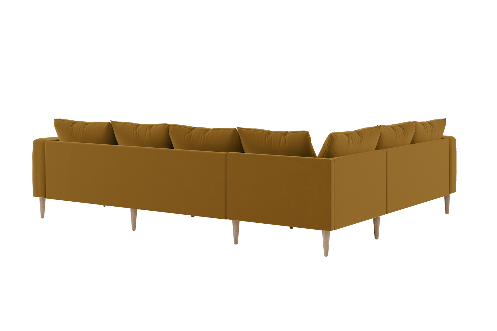 The Essential Corner Sectional | 6 Seat | Recycled Velvet