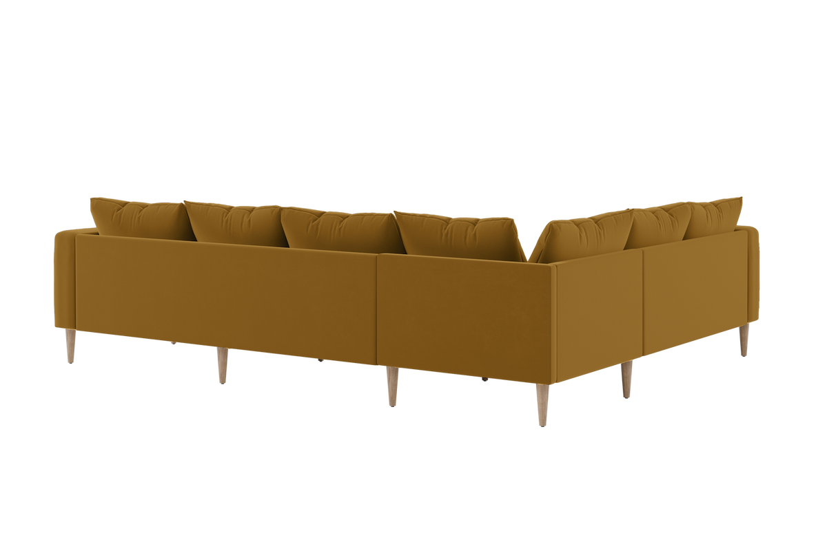 The Essential Corner Sectional | 6 Seat | Recycled Velvet