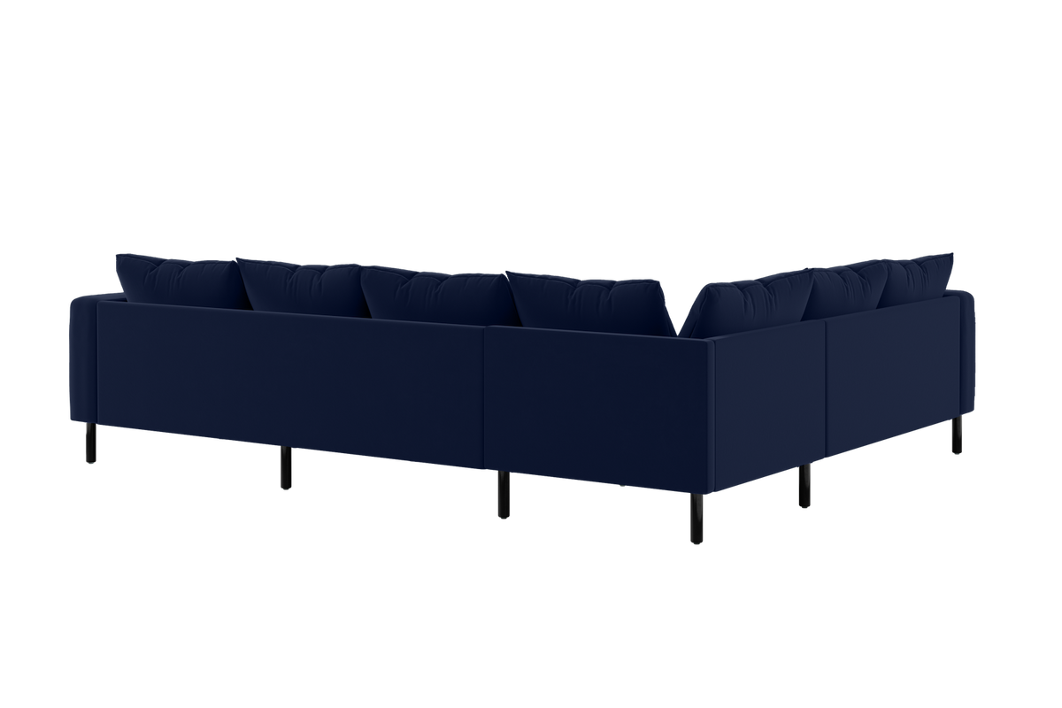 The Essential Corner Sectional | 6 Seat | Recycled Velvet
